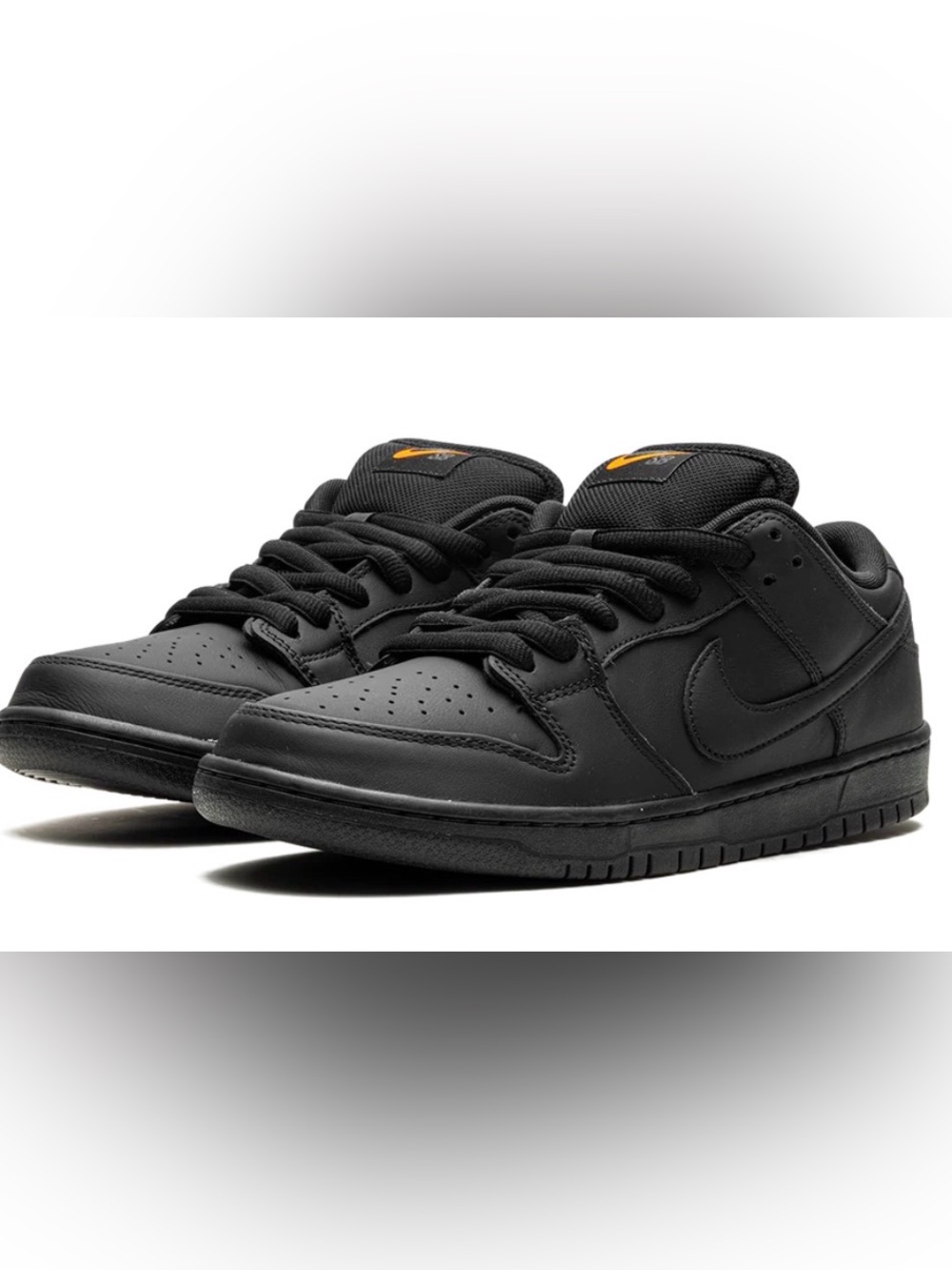 Nike SB Dunk Low Pro ISO "Triple Black" -13M